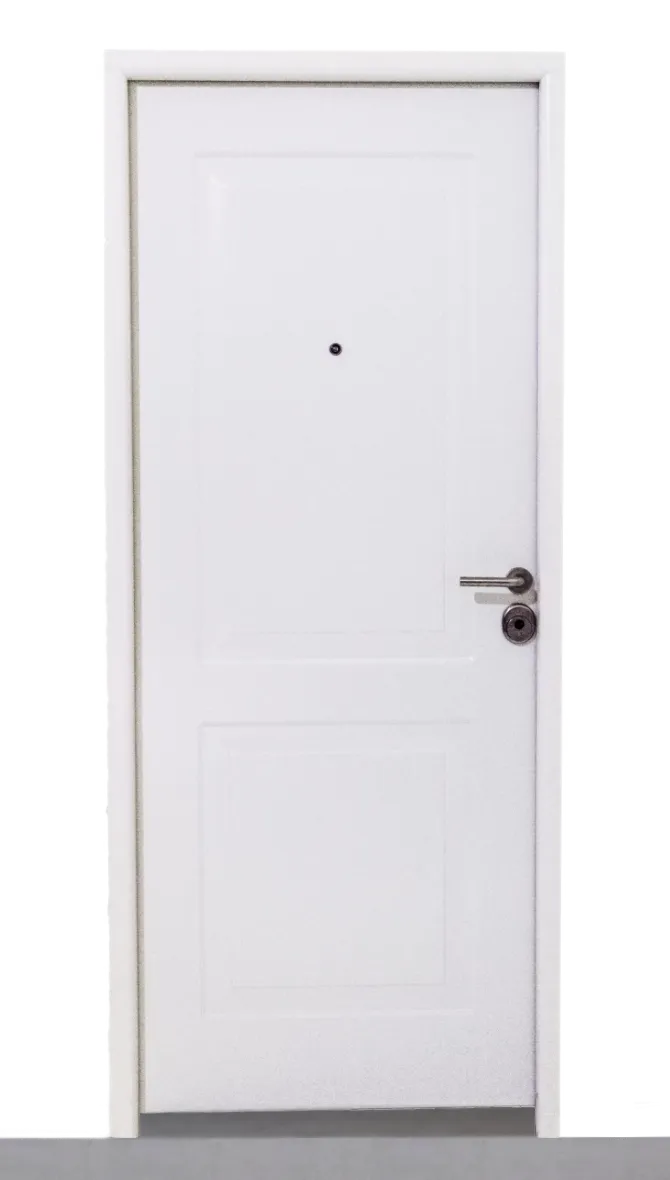 Porta Blindada Modelo Clássica Branca