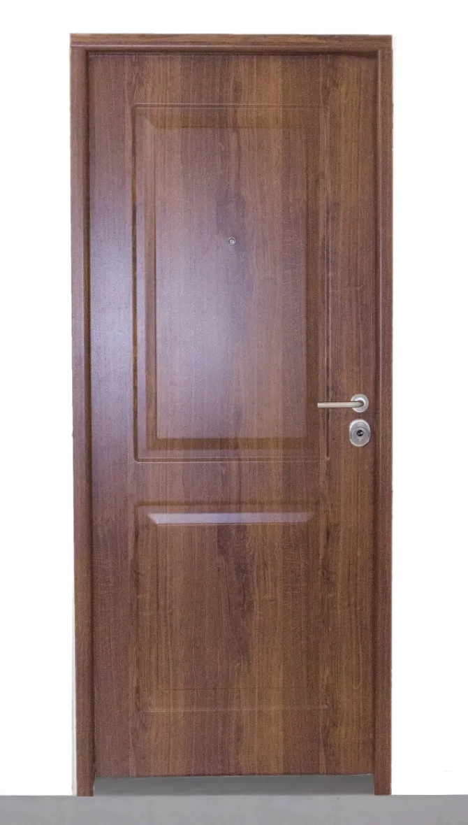 Porta Blindada Modelo Clássica Carvalho Velho