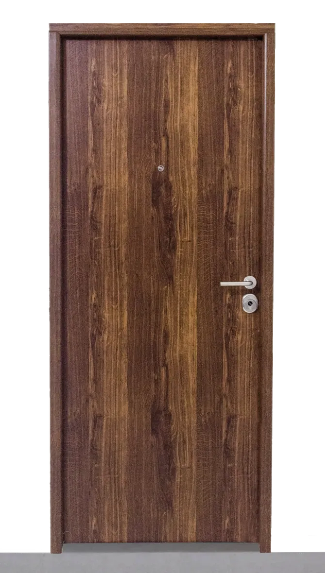 Porta Blindada Modelo Lisa Carvalho Velho
